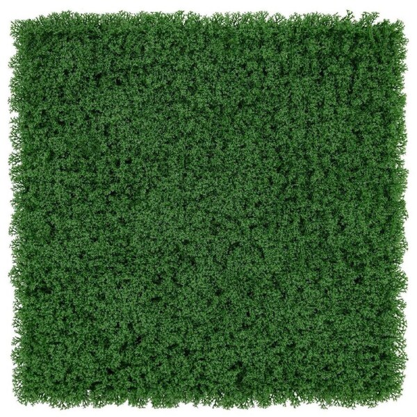 Costway Artificial Plant Wall Garden Fake Grass Wall Fence Artificial Vertical Grass Green