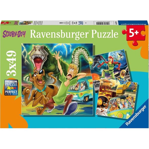 3x49pc Ravensburger Scooby Doo Jigsaw Puzzle Game/Toy 21x21cm Kids/Family 6y+