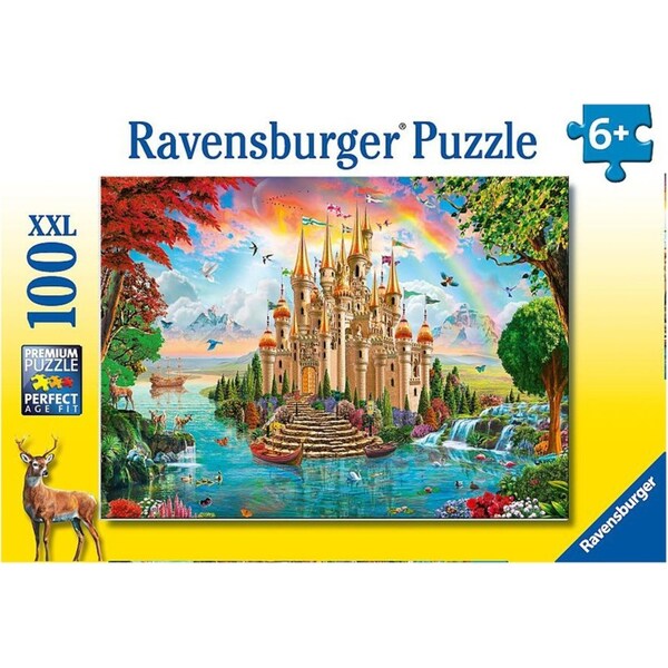100pc Ravensburger Fairy Castle Jigsaw Puzzle Game 49x36cm Kids/Family 6y+