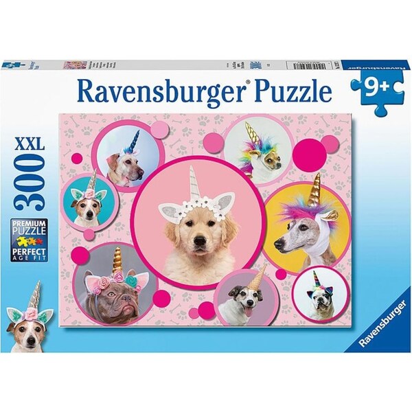 300pc Ravensburger Unicorn Party Jigsaw Puzzle Game 49x36cm Kids/Family 9y+