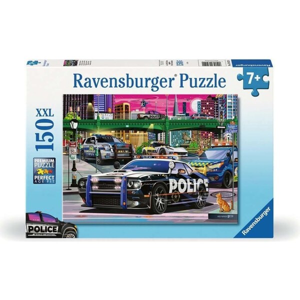 150pc Ravensburger Police On Patrol Jigsaw Puzzle Game 49x36cm Kids/Family 7+