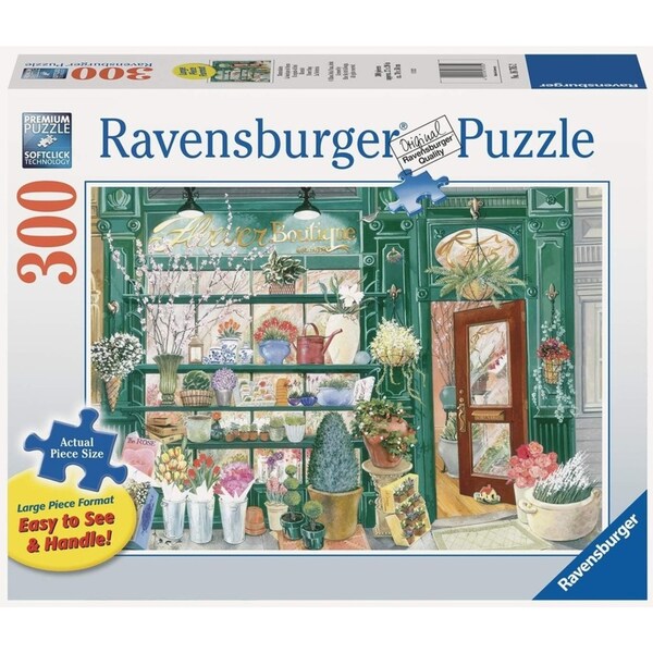 300pc Ravensburger Flower Shop Family/Teens Jigsaw Puzzle Game/Toy 69x51cm