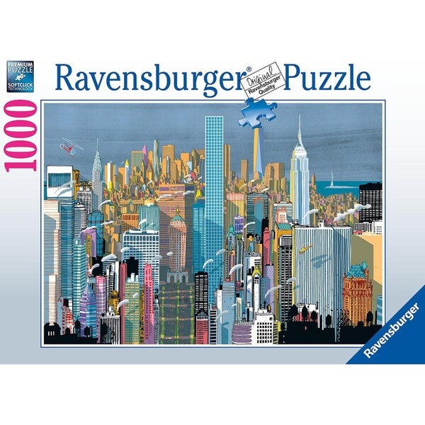 1000pc Ravensburger I Am New York Family/Teens Jigsaw Puzzle Game Toy 70x50cm