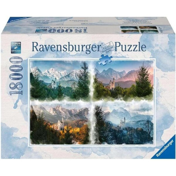 18000pc Ravensburger Neuschwanstein Castle Family Jigsaw Puzzle Game 276x12cm