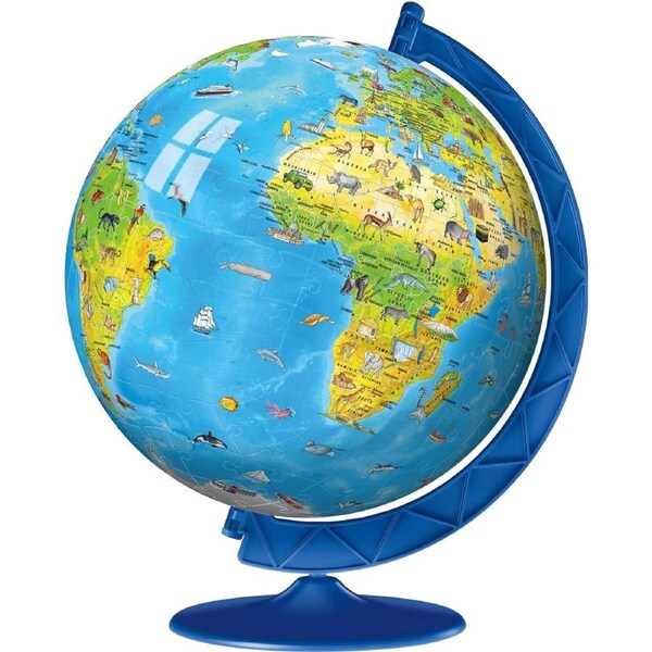 180pc Ravensburger Childrens Globe 3D Jigsaw Puzzle Gameball Kids/Adult 7-12y