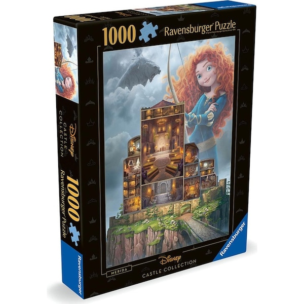 1000pc Ravensburger Disney Castles: Merida Family Jigsaw Puzzle Game 70x50cm