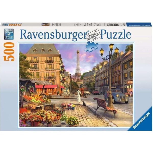 500pc Ravensburger A Walk Through Paris Family Jigsaw Puzzle Game 49x36cm