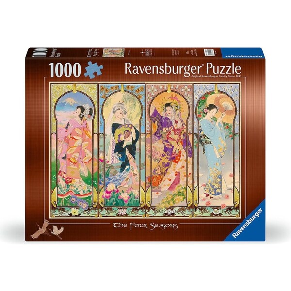1000pc Ravensburger The Four Seasons Family Jigsaw Puzzle Game/Toy 70x50cm