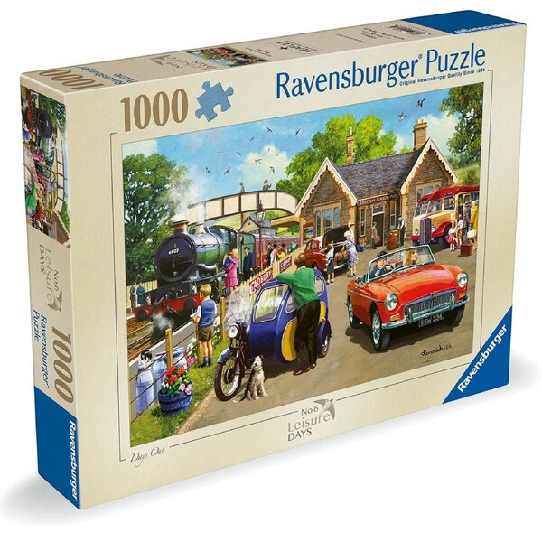 1000pc Ravensburger Leisure Days No6 Family Jigsaw Puzzle Game/Toy 70x50cm