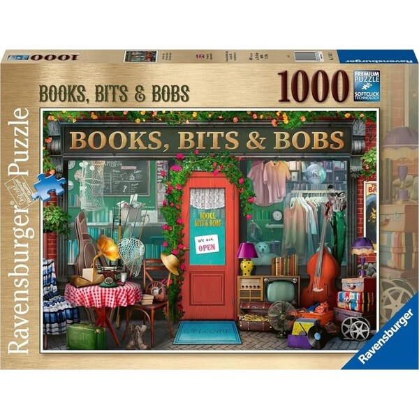 1000pc Ravensburger Books Bit's & Bobs Family/Teens Jigsaw Puzzle 70x50cm
