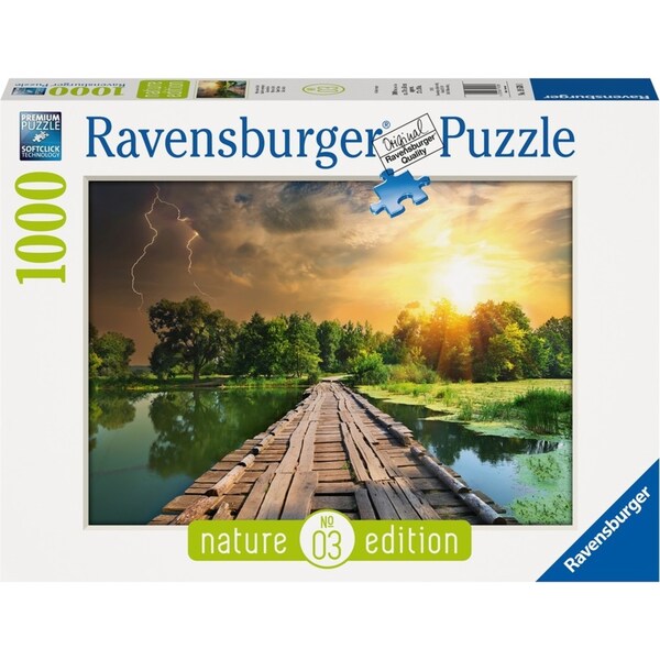 1000pc Ravensburger Mystic Skies Nature Family Jigsaw Puzzle Game 70x50cm