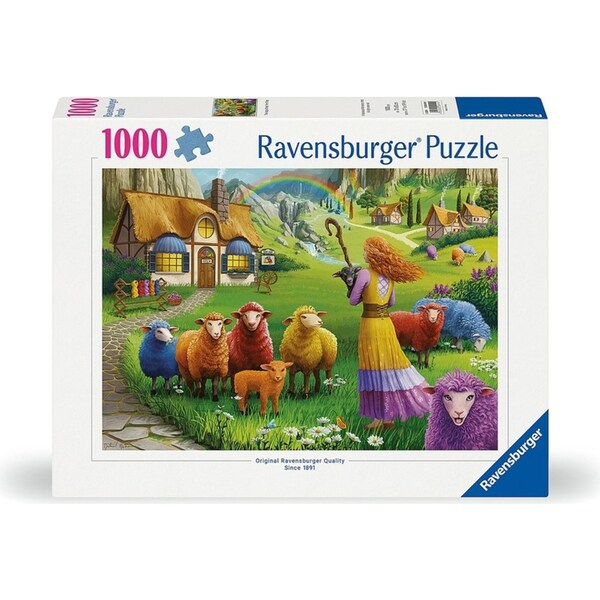 1000pc Ravensburger Colourful Wool Family/Teens Jigsaw Puzzle Game 70x50cm