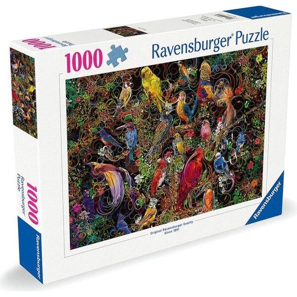 1000pc Ravensburger Birds Of Art Family/Teens Jigsaw Puzzle Game/Toy 70x50cm