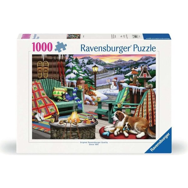 1000pc Ravensburger Apres All Day Family/Teens Jigsaw Puzzle Game/Toy 70x50cm