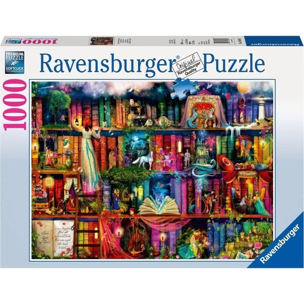 1000pc Ravensburger Magical Fairy Tale Hour Family Jigsaw Puzzle Game 70x50cm