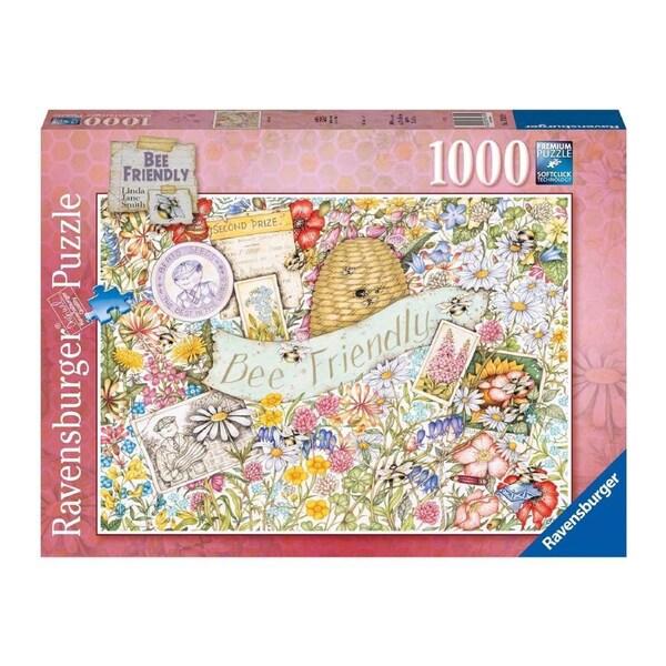 1000pc Ravensburger Bee Friendly Family/Teens Jigsaw Puzzle Game/Toy 70x50cm
