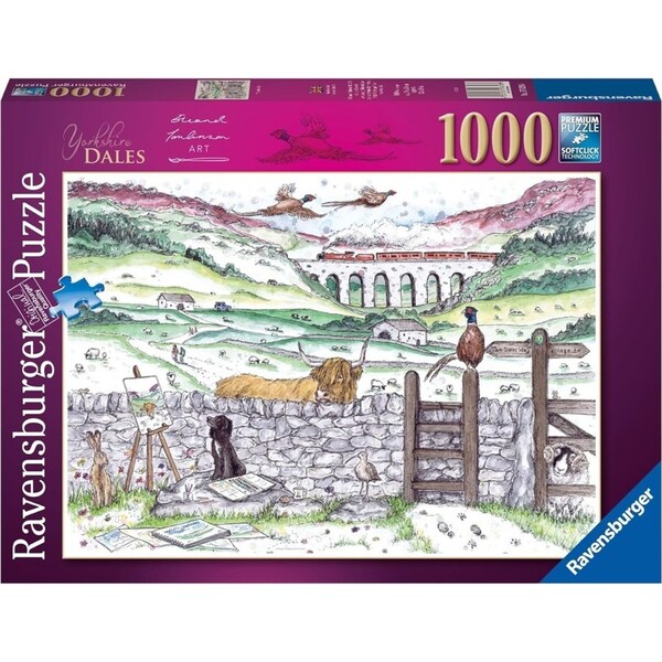 1000pc Ravensburger Yorkshire Dales Family/Teens Jigsaw Puzzle Game 70x50cm