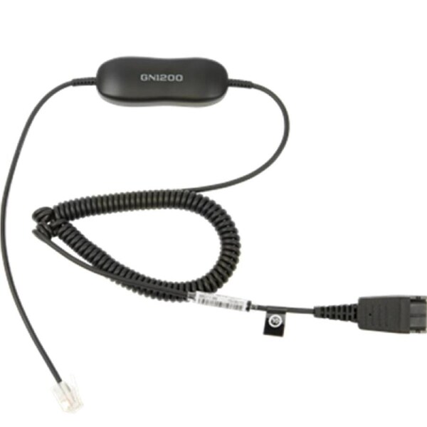 Jabra GN 1200 Smart Jabra Cord, 2m Curly