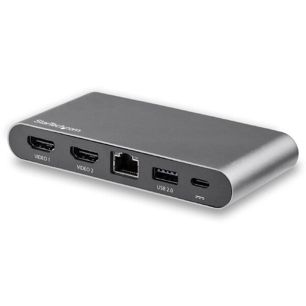 StarTech DK30C2HAGPD laptop dock/port replicator Wired USB 3.2 Gen 1 (3.1 Gen 1) Type-C Grey