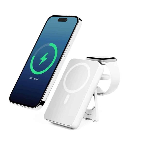 L10KPBWH - ALOGIC Lift 4 in 1 Wireless Charging 10000mAh Power Bank - White