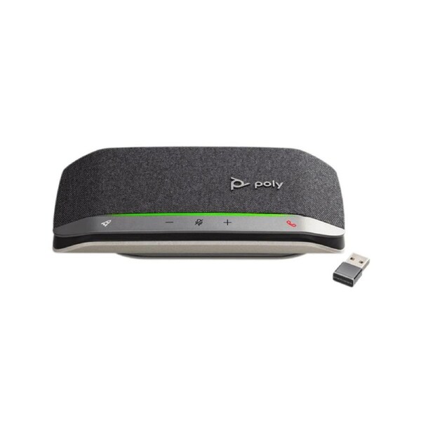 HP POLY Sync 20+ Microsoft Teams Certified USB-A speakerphone Mobile phone/PC USB/Bluetooth Black, Silver