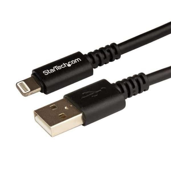 StarTech 3m (10 ft.) USB to - Long iPhone / iPad / iPod Charger Cable - Lightning to USB Cable - Apple MFi Certified - Black