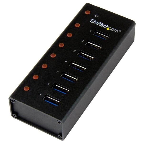 StarTech ST7300U3M interface hub USB 3.2 Gen 1 (3.1 Gen 1) Type-B 5000 Mbit/s Black
