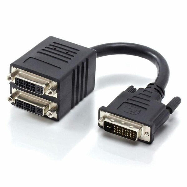 Alogic Dvi-d Dual Link to 2 X Display Splitter Adapter(1) Male (2) Female DVI Cables & Adapters - DVI-MFF-SPL