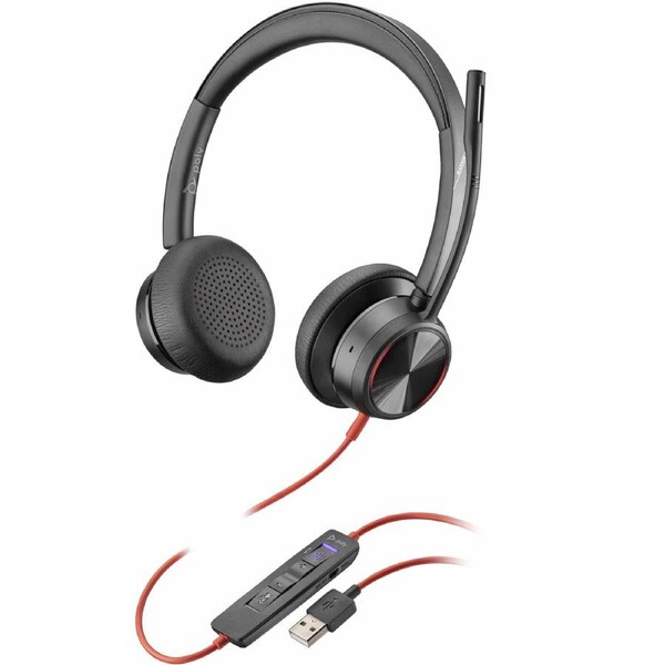 HP POLY Blackwire 8225 Microsoft Teams Certified USB-A Headset