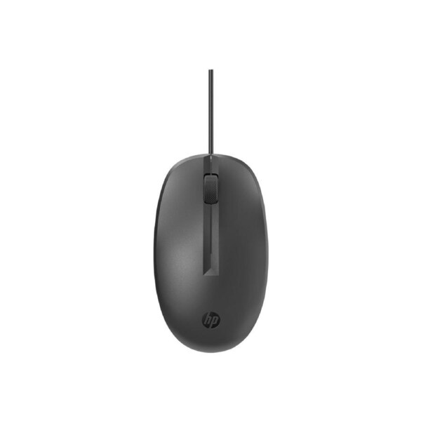 HP 128 Laser Wired Mouse -1200DPI 2 Buttons Scroll Optical Laser Sensor 180cm Cable USB-A Light Weight 80g Plug&Play