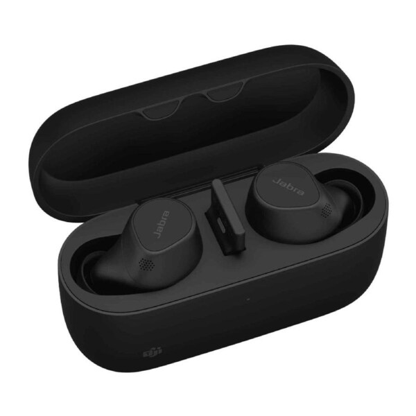 Jabra Evolve2 Ms Wireless Earbuds + Link380 Bt Adapter, Usb-A Black
