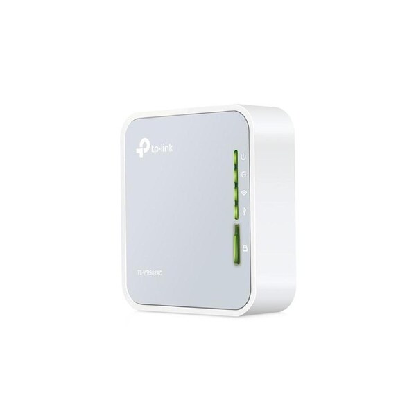 TP-Link TL-WR902AC AC750 750Mbps Dual Band WiFi Wireless Travel Router 1x100Mbps LAN/WAN USB for 3G/4G Modem Pocket Size WISP AP Range Extender Client