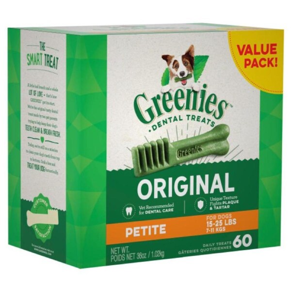 Greenies Dog Original Value Pack Petite 1kg
