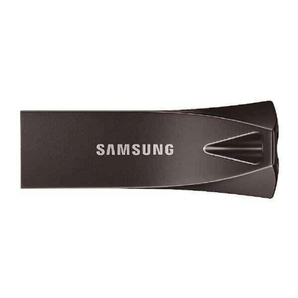Samsung MUF-256BE4/APC - Bar Plus USB Drive, Titan Gray, Metallic Chassis, 256GB, USB3.1, Read/Write Up to 300MB/s/
