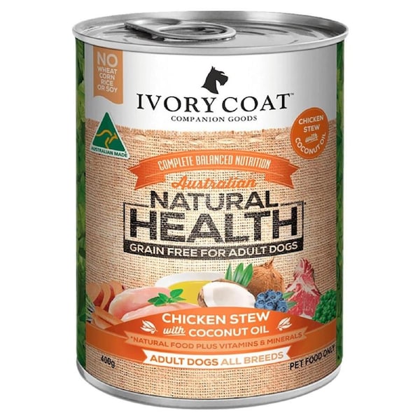 Ivory Coat Dog Can Chicken Coconut Stew 12X400g