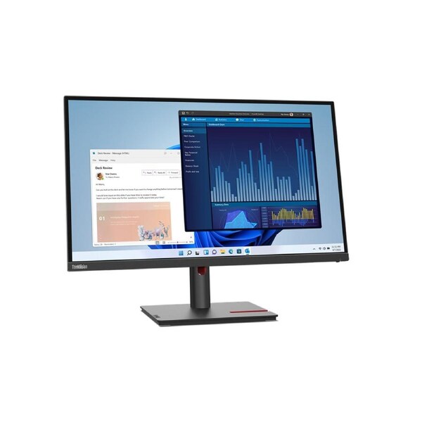 Lenovo ThinkVision T27p-30 LED display 68,6 cm (27") 3840 x 2160 pixels 4K Ultra HD Black