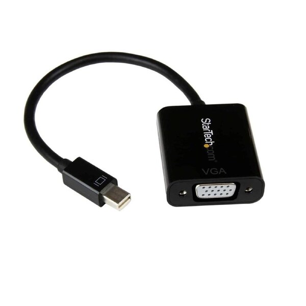 StarTech MDP2VGA2 video cable adapter 0,18 m Mini DisplayPort VGA (D-Sub) Black