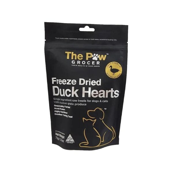 The Paw Grocer Duck Heart Dog Treats