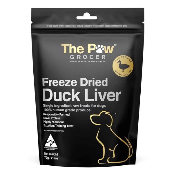 The Paw Grocer Duck Liver Dog Treats