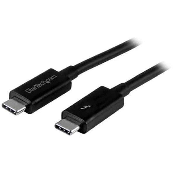 StarTech TBLT3MM2M Thunderbolt cable 2 m 20 Gbit/s Black