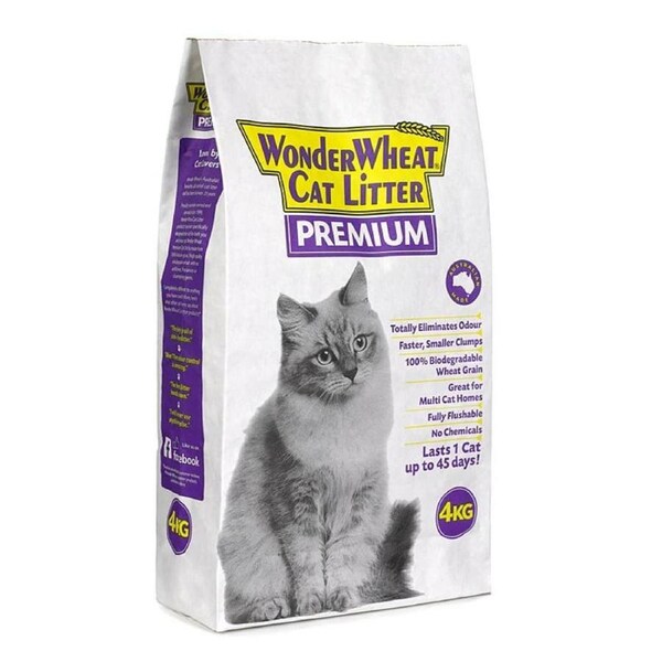 Wonder Wheat Cat Litter Premium 4kg