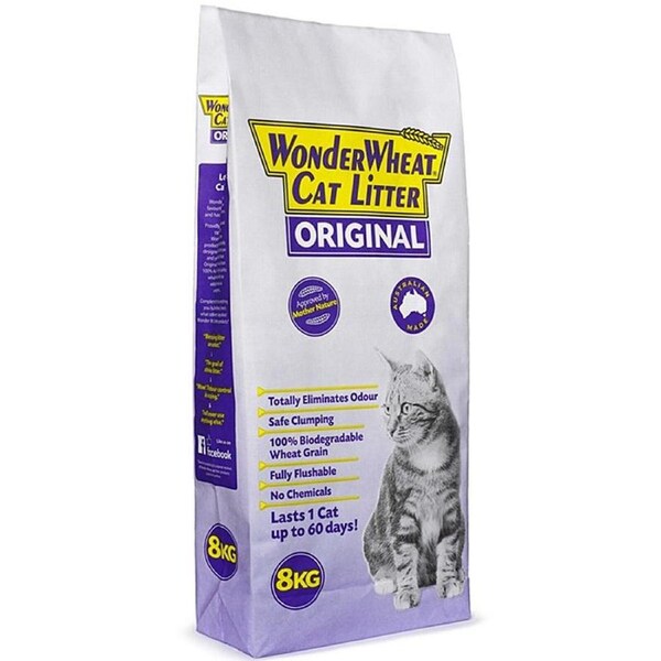 Wonder Wheat Original Cat Litter 8kg