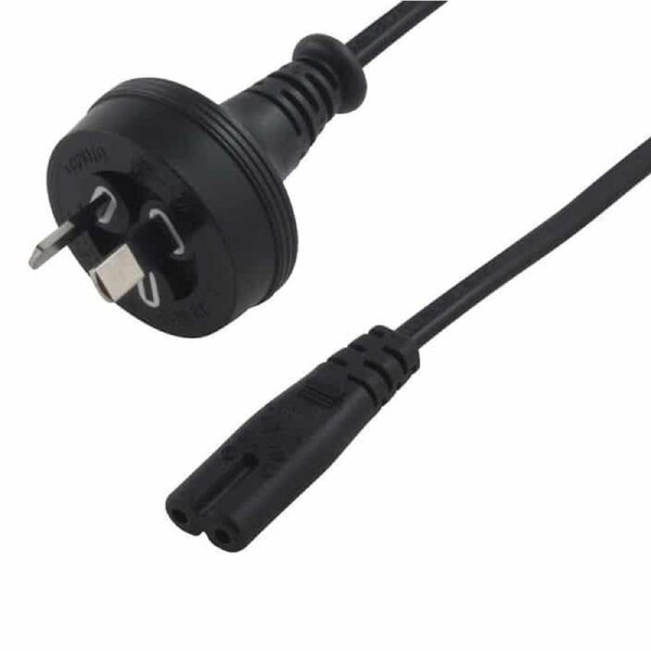 RC-3078C7-OEM - 8Ware 2 Pin Core Power Cable 2m AU Plug 240v to IEC C7 figure eight Female Appliance Wall Duty for Notebook AC Adaptor POS OEM ~CBPOW-2C HPL240/8B