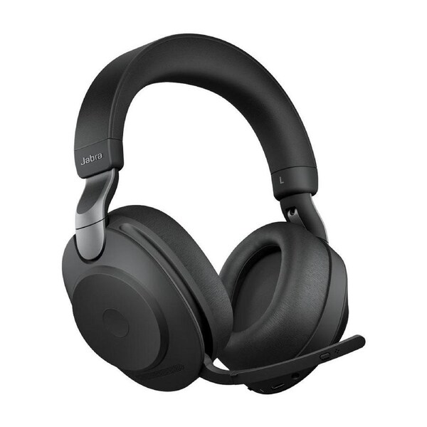 Jabra Evolve2 85 USB-C(Link380c) Stereo Bluetooth Headset, Optimised for UC, without charging stand - Black