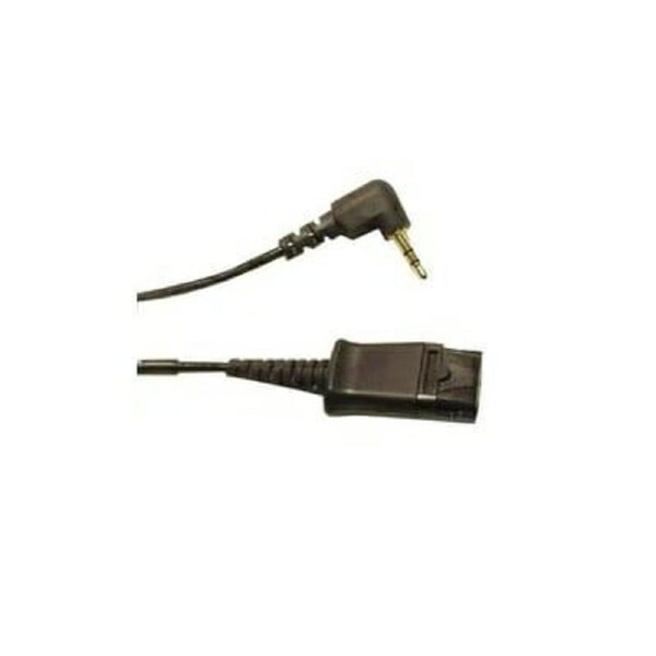 CABLE 18", RIGHT ANGLE PLUG, QD TO 2.5mm, UNIDEN, PANASONIC