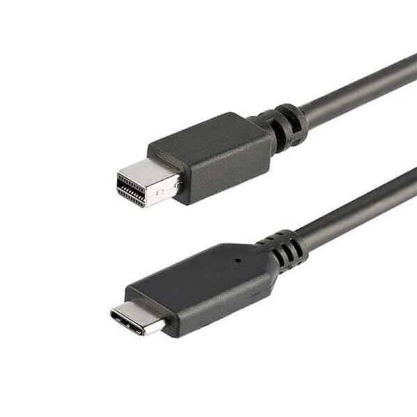 StarTech CDP2MDPMM1MB video cable adapter 1m USB Type-C Mini DisplayPort Black