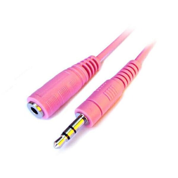 Alogic 0.5m Pink 3.5mm Stereo Audio Extension CableMale to Female Cables & Adapters - AD-EXT-0.5-PINK