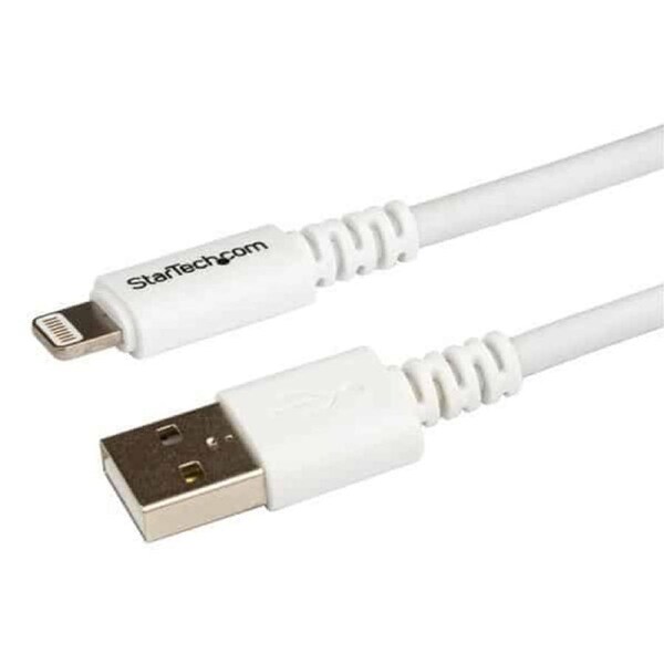 StarTech 3m (10 ft.) USB to - Long iPhone / iPad / iPod Charger Cable - Lightning to USB Cable - Apple MFi Certified - White