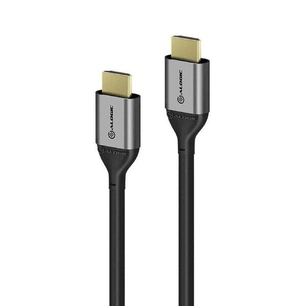 Alogic Ultra 2m Hdmi to 8K CableMale MaleSpace GreyMale Male Input: Output: Cables & Adapters - ULHD02-SGR
