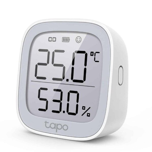 TP-Link Tapo T315 Smart Temperature & Humidity Monitor, Real-Time, Accurate, E-ink Display, Free Data Storage & Visual Graphs,